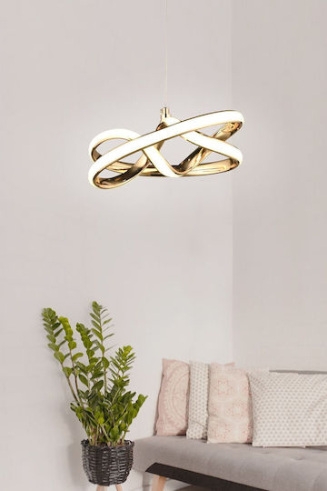 SteweHome LED Deckenleuchte Gelbes 25x50x61cm SteweHome LED Deckenleuchte Gelbes 25x50x61cm