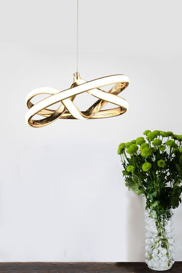 SteweHome Deckenleuchte Gelbes LED 25x50x61cm