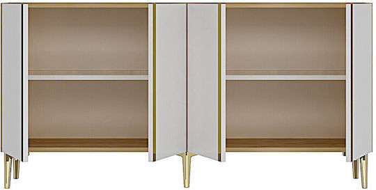 TV-Ständer Gold M150xP32xH75cm