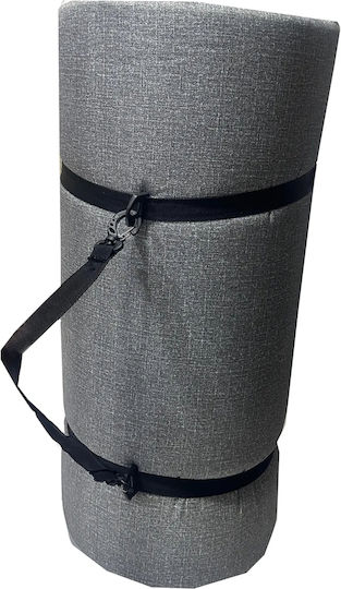 SteweHome Ημίδιπλο Υπόστρωμα Camping 180x70cm Πάχους 7cm Γκρι