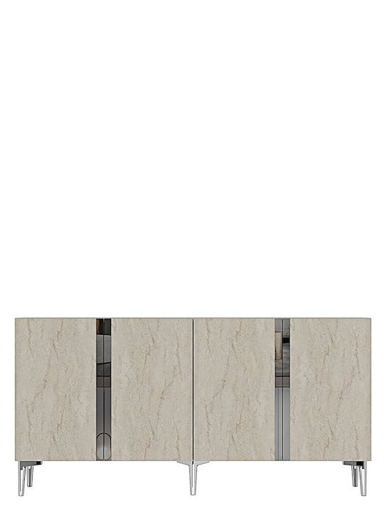 Stand TV Alb L150xA32xÎ75cm