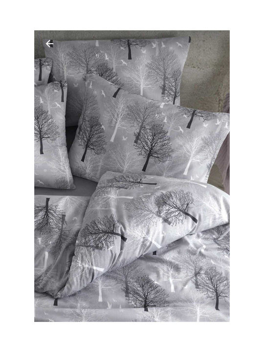SteweHome Σετ Μαξιλαροθήκες Αδιάβροχες Γκρι 70x50εκ.