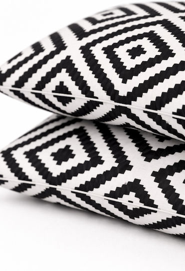 SteweHome Set Black Pillowcases 50x70cm