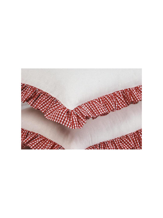 SteweHome Red Pillowcase 50x70cm