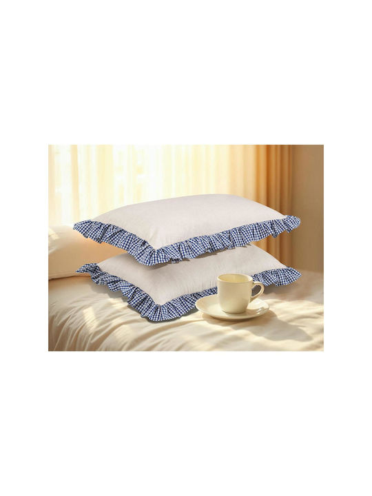 SteweHome Pillowcase 100% Cotton Linen 50x70cm