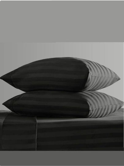 SteweHome Set Fete De Pernă Negre 50x70cm