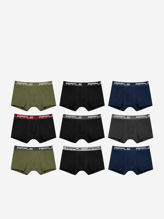 Boxeri Pentru Bărbați Diverse Culori 9Pack