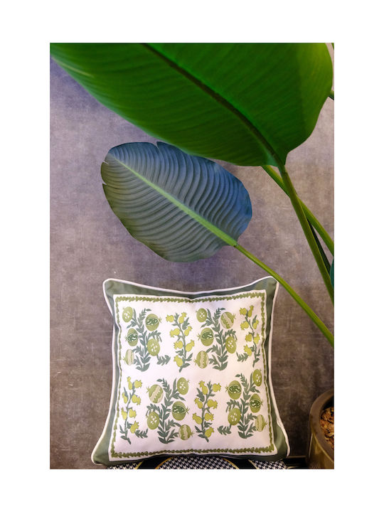 SteweHome Decorative Pillow Case Green 45x45cm