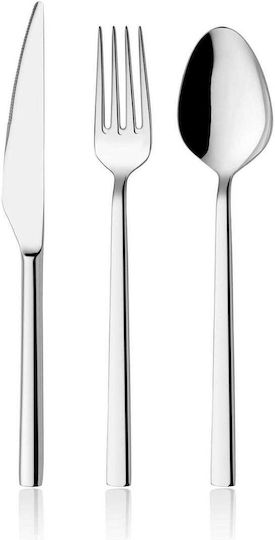 SteweHome Set De Tacâmuri Inoxidabile Roz 24 Bucăți