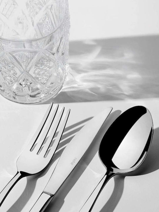 SteweHome Cutlery Set Stainless Steel Gray 36 Pieces