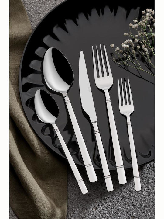 SteweHome Cutlery Set Stainless Steel Silver 84 Pieces