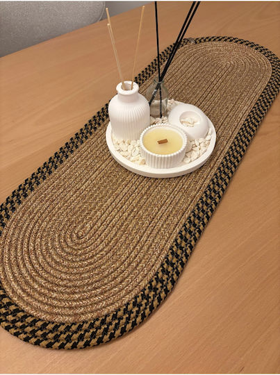 SteweHome Handmade Rectangular Summer Cotton Runner 30x80cm
