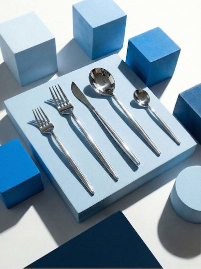 SteweHome Cutlery Set Stainless Steel Silver 5 Pieces