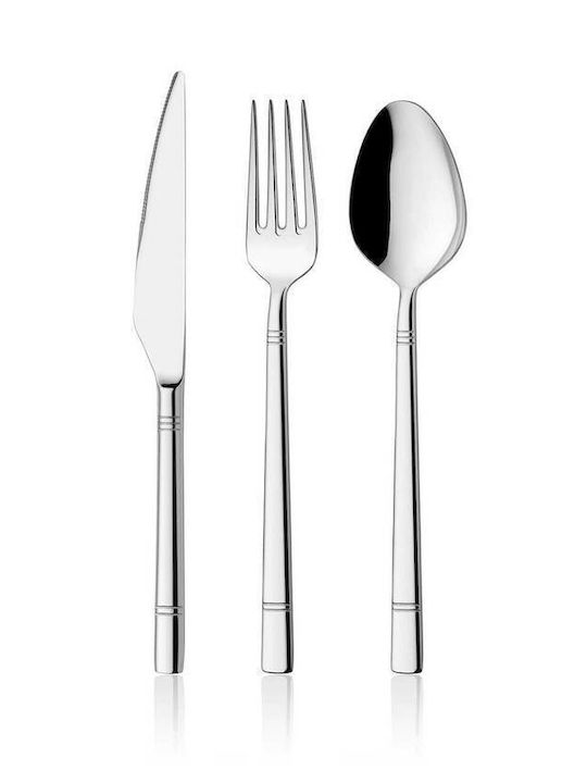 SteweHome Cutlery Set Stainless Steel Silver 5 Pieces