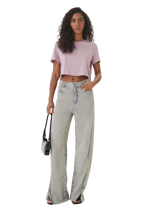 Women's Crop T-shirt Mauve