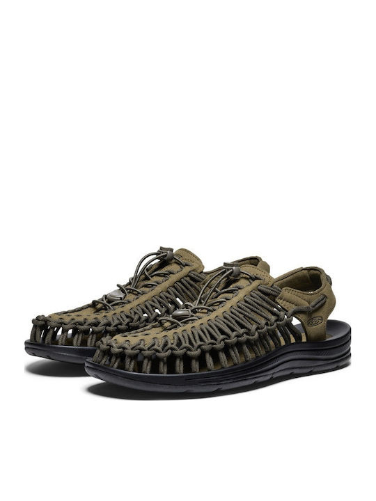 Uneek Herrensandalen in Schwarz Farbe