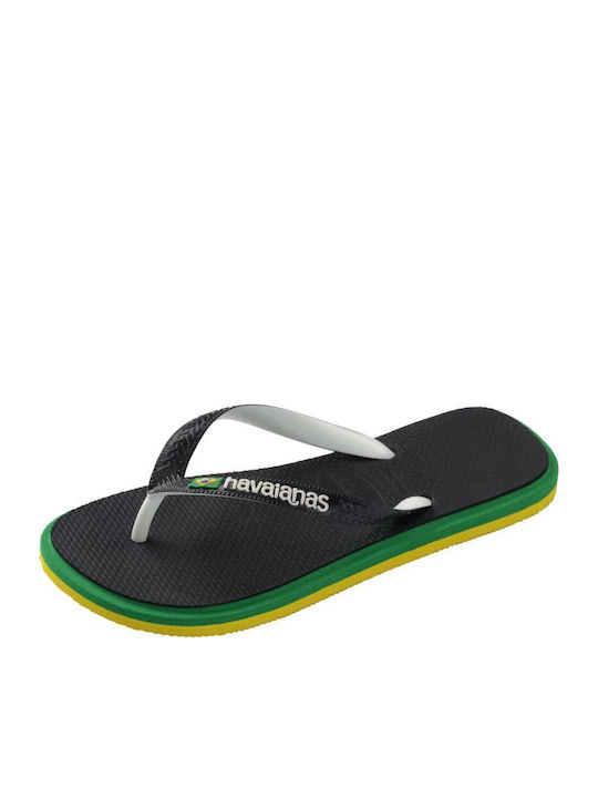 Brasil Men's Flip Flops Black