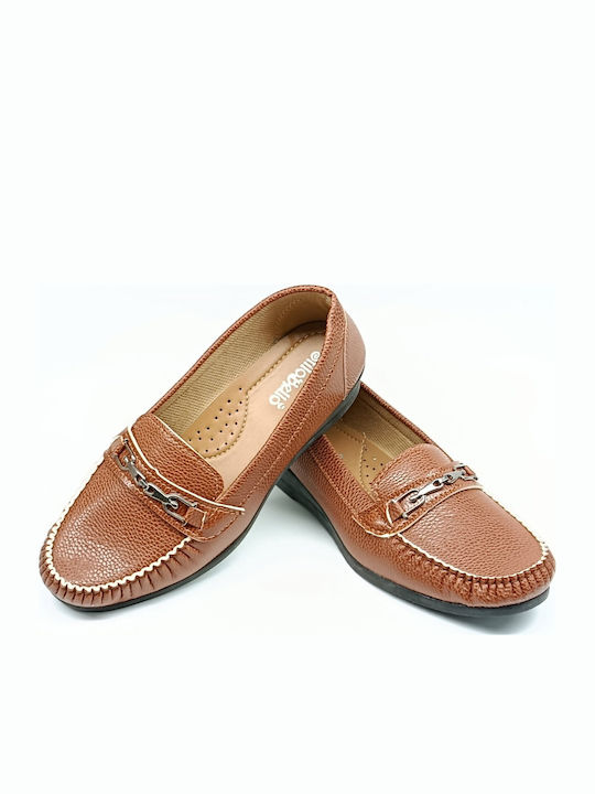Women's Loafers in Brown Colour