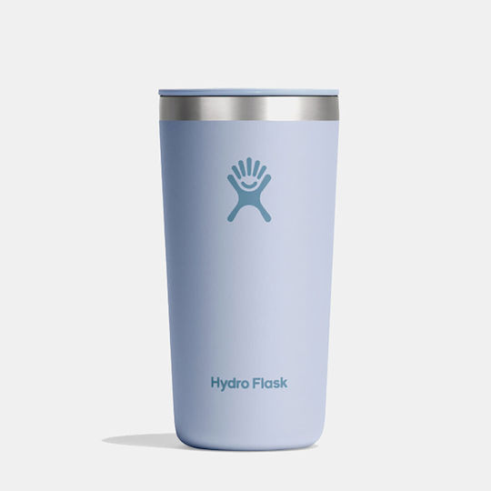Hydro Flask Ποτήρι Θερμός Ανοξείδωτο BPA Free 355ml Surf με Καλαμάκι και Λαβή