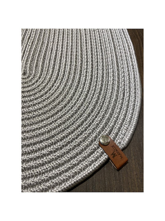 SteweHome Σουπλά Ψάθινο Γκρι 40x30cm 7τμχ SteweHome Σουπλά Ψάθινο Γκρι 40x30cm 7τμχ