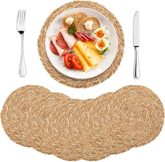 SteweHome Салфетки Сламени Бежови 100x35см 6 Бройки