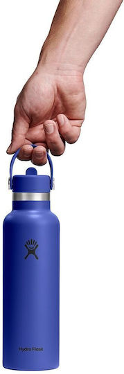 Hydro Flask Μπουκάλι Θερμός 621ml Capri Blue