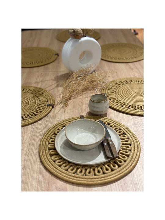 SteweHome Wicker Placemats 33x33cm 6 Pieces