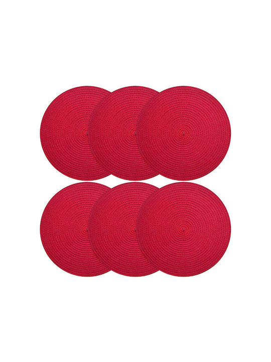 SteweHome SteweHome Stoff Tischsets Rot 33x33cm 2 Stück