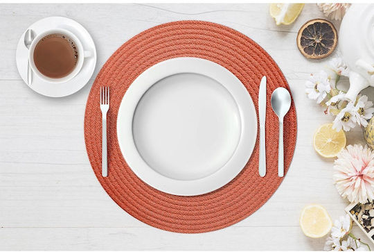 SteweHome Fabric Orange Placemats 33x33cm 2 Pieces