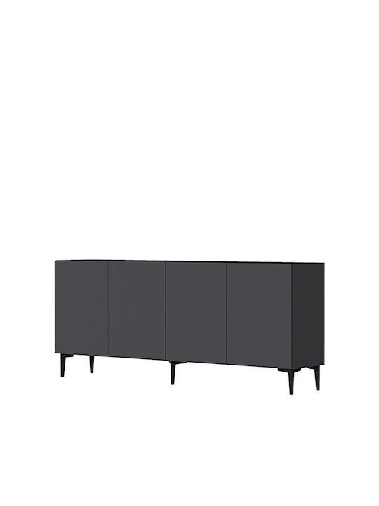 Ντουλάπι Δαπέδου Καφέ 180x32x75εκ.