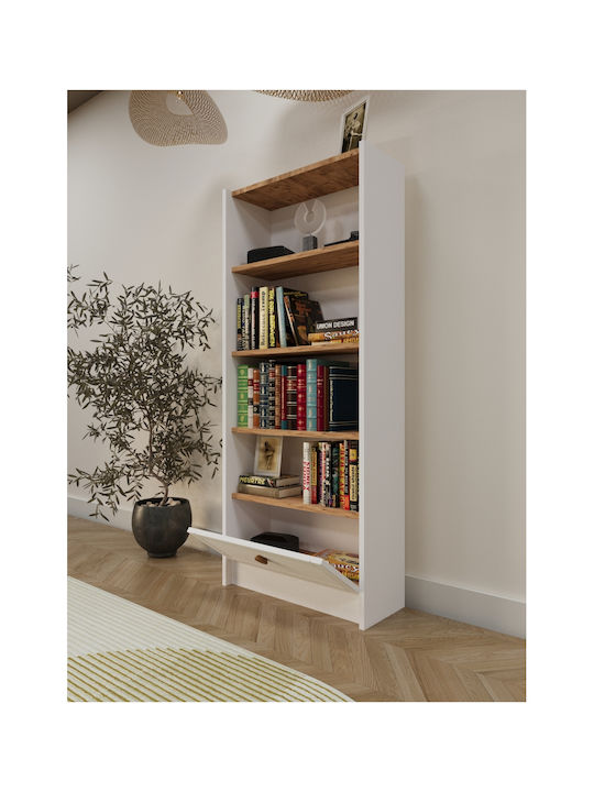 Mehrfarbiges Bücherregal 65x22x150cm