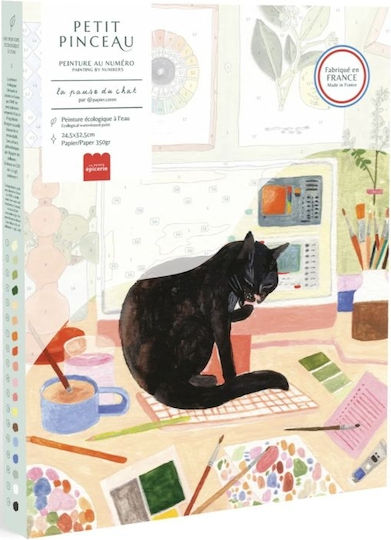 Malerei Zahlen Petit Pinceau La Pause Du Chat
