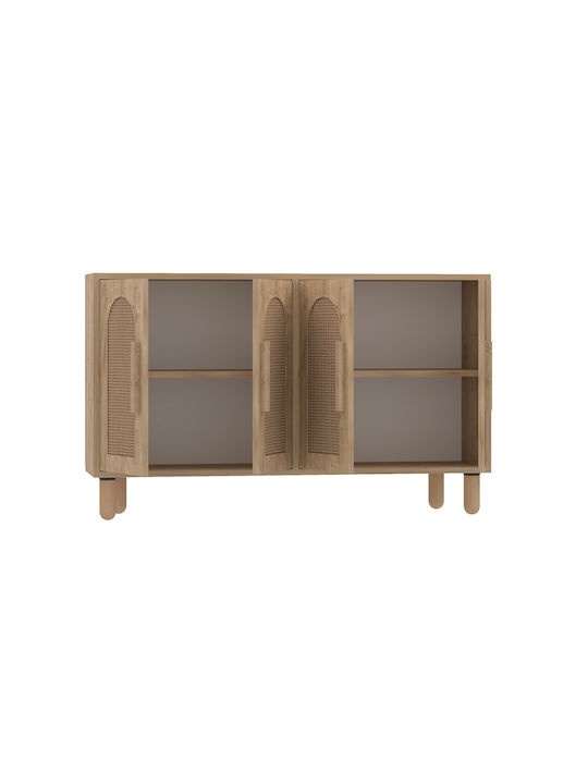 Буфет Дървен SteweHome Многоцветен 120x30x73см