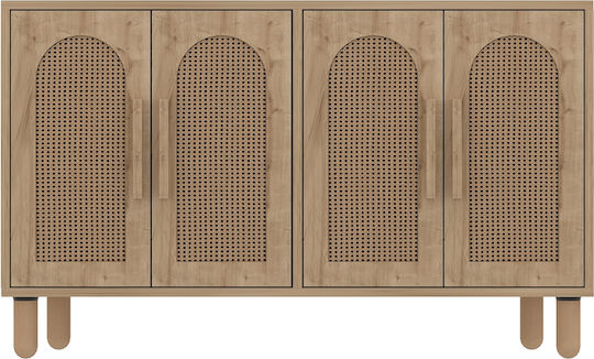 Μπουφές Ξύλινος Πολύχρωμος 120x30x73cm