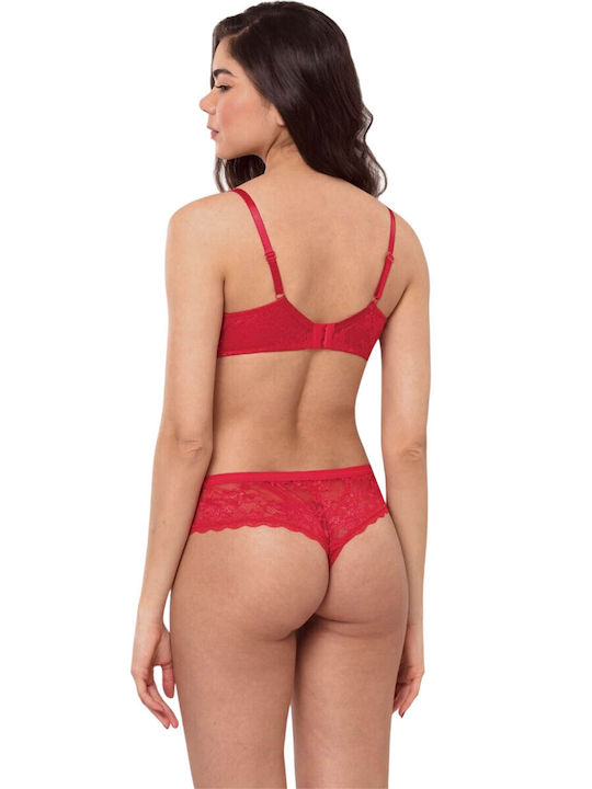 Norddiva Lingerie Δαντελένιο Σετ Εσωρούχων Σουτιέν με String 8133 Norddiva Lingerie Δαντελένιο Σετ Εσωρούχων Σουτιέν με String 8133
