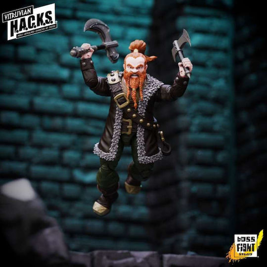 Boss Fight Studio Vitruvian H.a.c.k.s. - Dwarf Mercenary Grimgrom Φιγούρα Δράσης