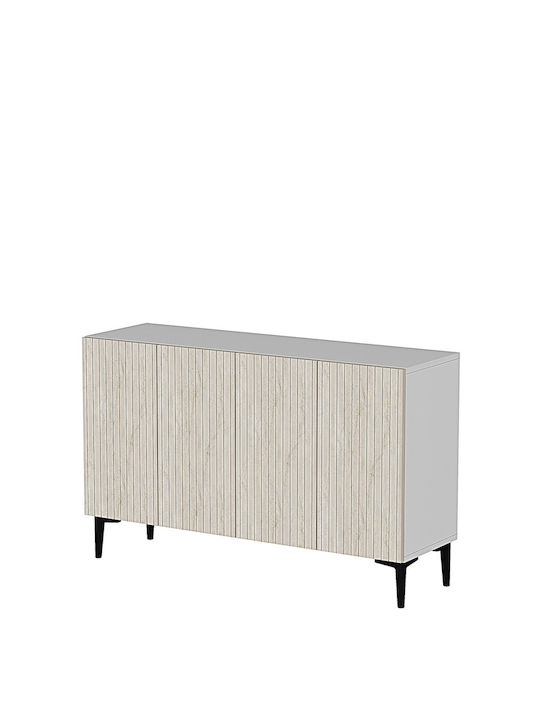 SteweHome Sideboard Holz Mehrfarbig 120x32x75cm