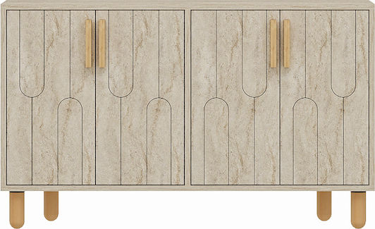 Μπουφές Ξύλινος Καφέ 120x30x73cm