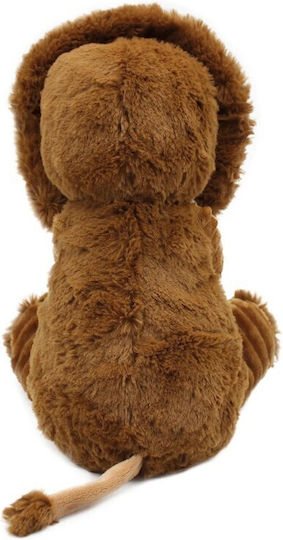 Les Deglingos Plush Lion Mom & Baby Valentine's Day with Sound 26 cm