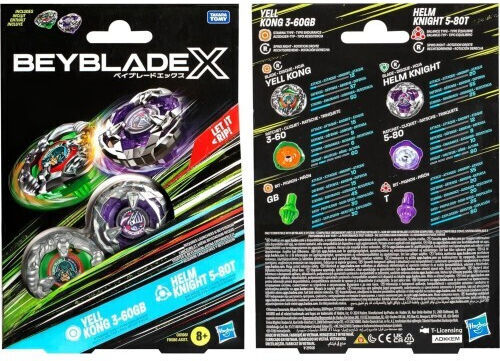 Hasbro Beyblade Bbx Yell Kong Helm Knight For 8+ Years Old