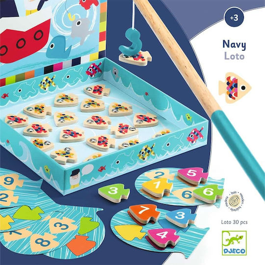 Djeco Wooden Fishing Game Lotto for 3+ Years