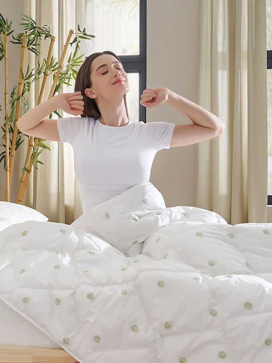 SteweHome Bamboo Bed Pillow Cotton 50x70cm 2 Pieces