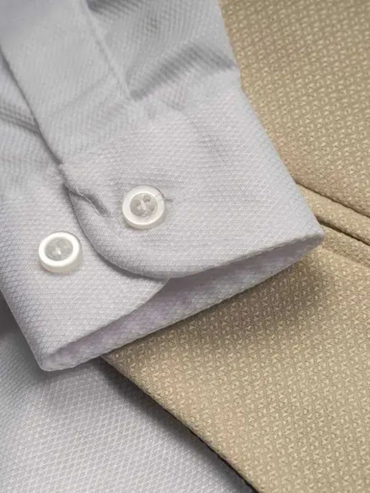 Online Baptism Suit with Vest for Boy Linen Beige 4 Pieces