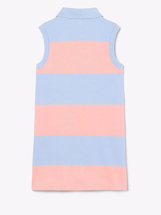 Rochie Fete Fără Mâneci Cu Dungi Multicolor