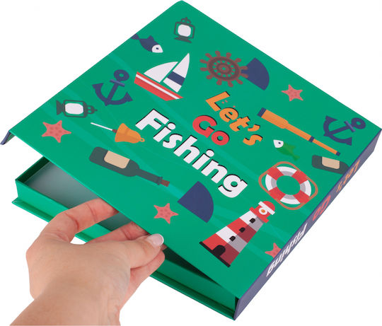 MalPlay Jucărie De Lemn De Pescuit Montessori Game Fishing Pentru 3+ Ani