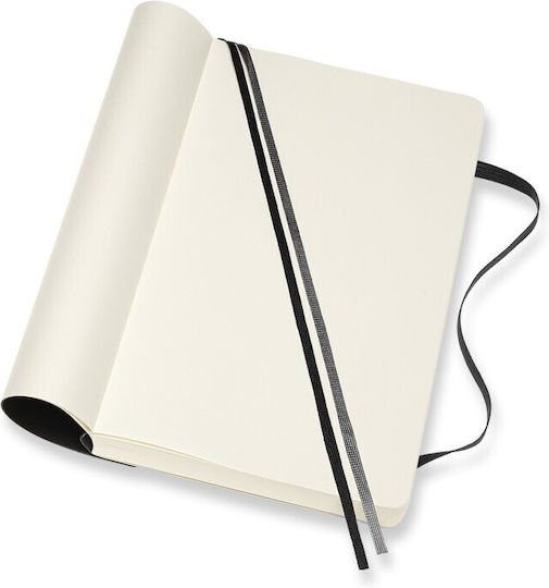 Moleskine Notebook Large 13x21 Σημειωματάριο Bullet 400 Φύλλων με Λευκές Σελίδες Μαύρο