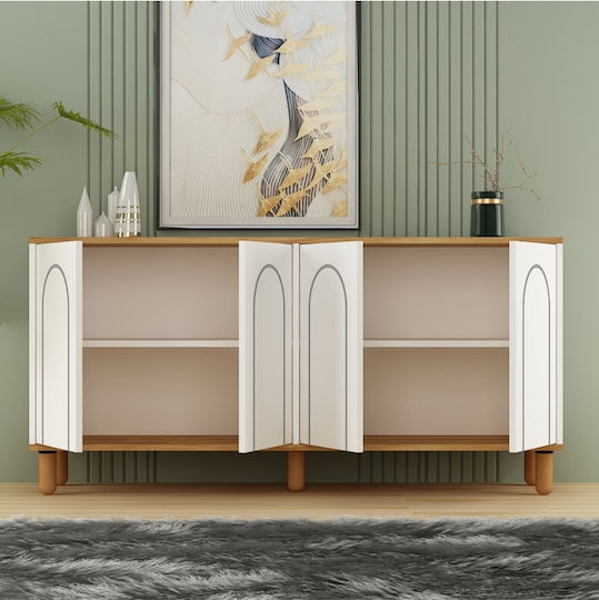 Μπουφές Ξύλινος Πολύχρωμος 150x36x73cm
