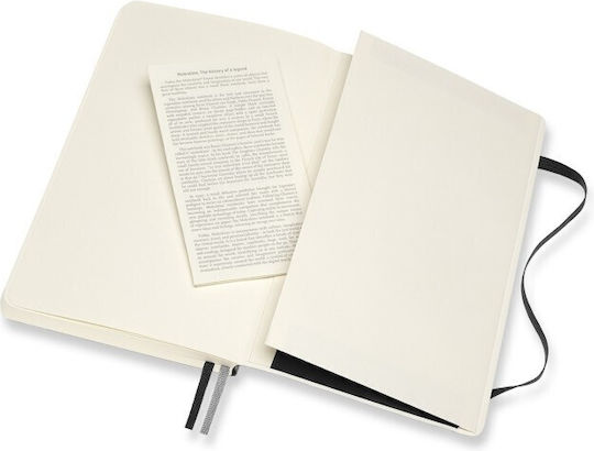 Moleskine Notebook Large 13x21 Σημειωματάριο Bullet 400 Φύλλων με Λευκές Σελίδες Μαύρο