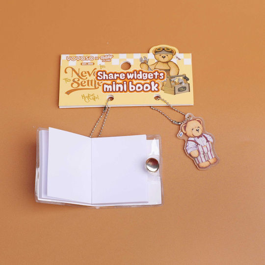 Notebook with White Pages White