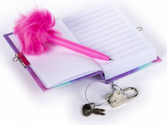 Tri-Coastal Design Unicorn Blocul De Notițe Pentru Copii Cu Lacăt Multicolor